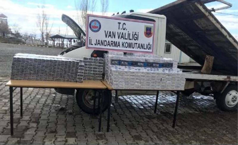 Jandarma’dan kaçak sigara operasyonu…