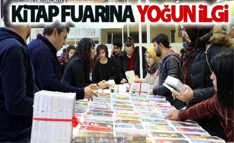 Kitap fuarına ilgi sevindiriyor