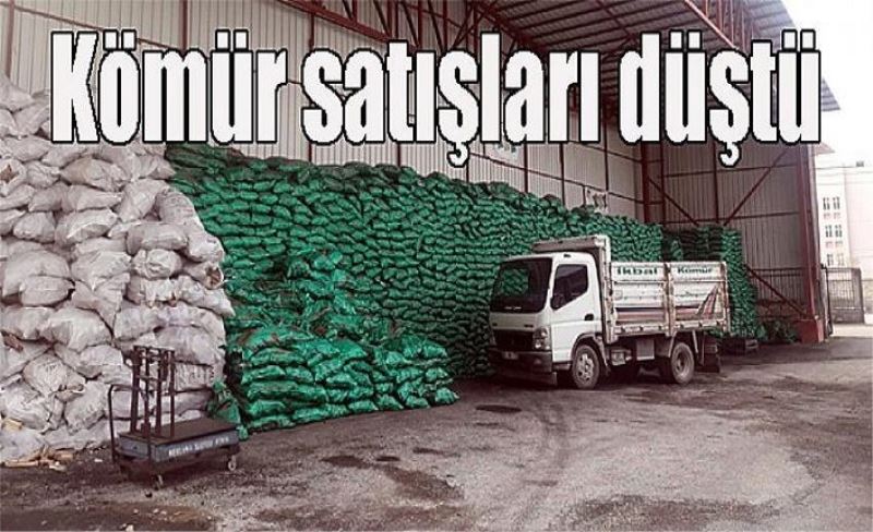 Kömür satışları düştü