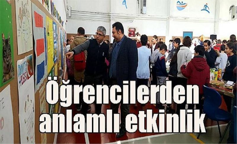 Öğrencilerden anlamlı etkinlik