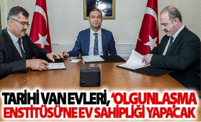 Tarihi Van evleri, ‘Olgunlaşma Enstitüsü'ne ev sahipliği yapacak