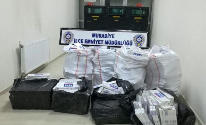 Van'da 7 bin 898 paket kaçak sigara ele geçirildi