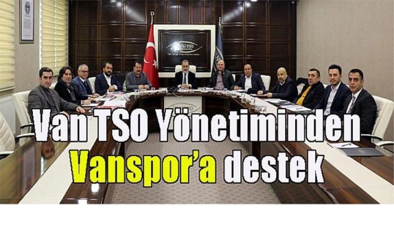 Van TSO’dan, B.Vanspor’a 66 bin TL destek…