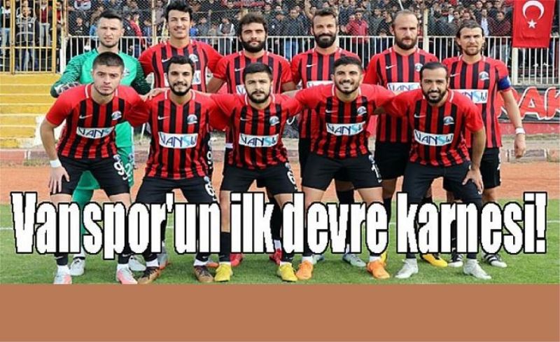 Vanspor'un ilk devre karnesi!