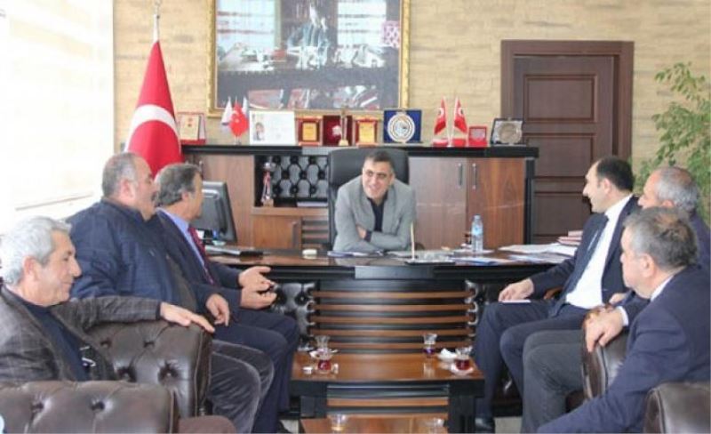 VESOB Başkanı Berge’den, Kaymakam Yücel’e ziyaret…