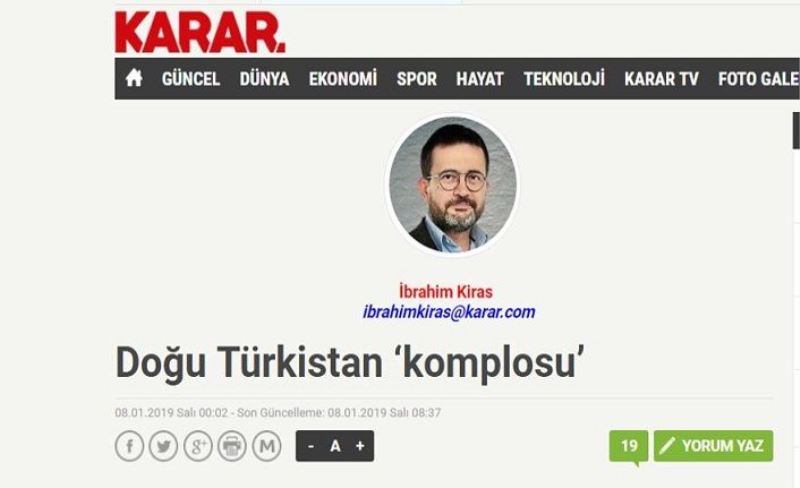 Doğu Türkistan ‘Komplosu’ mu?