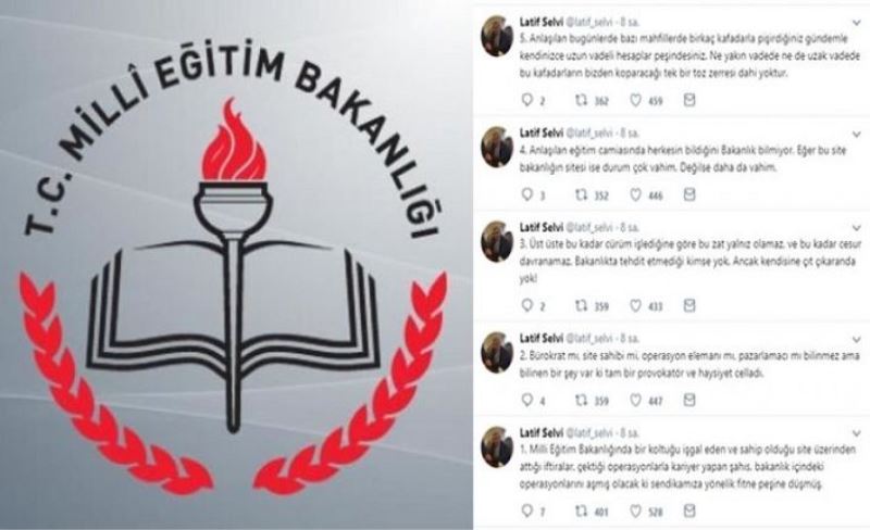 Eğitim-Bir-Sen Genel Başkan Vekili: MEB’te Birileri Fitne Operasyonları Yapıyor