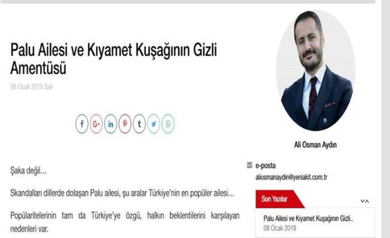 “Günümüz Türkiye’sinin Gizli Amentüsü”