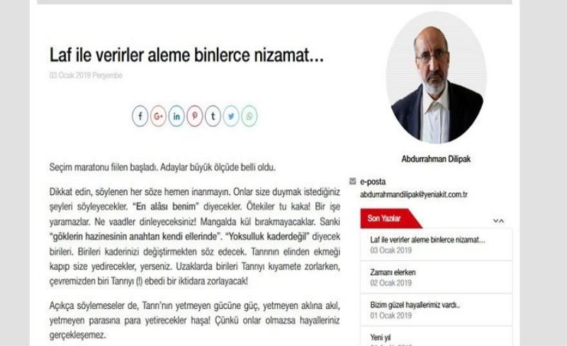 Şehirler Evimizdir; Evimizin Anahtarını Kime Emanet Ettiğimizi İyi Düşünmeliyiz!