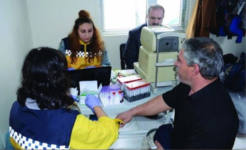 Tuşba Belediyesi personeli sağlık taramasından geçirildi