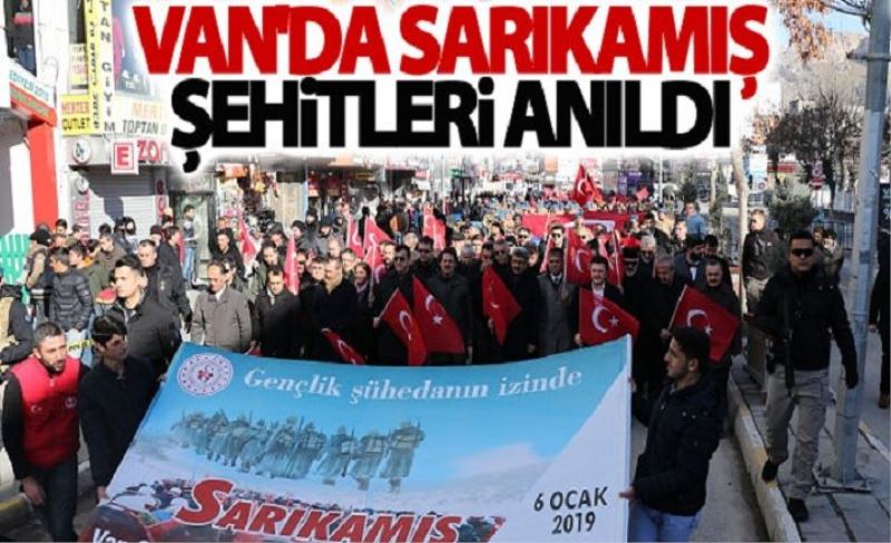 Van'da Sarıkamış şehitleri anıldı