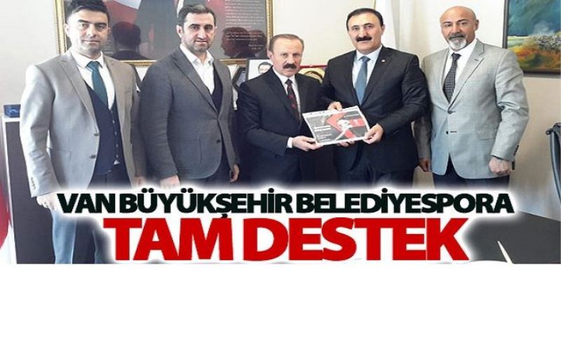 Van Ticaret Borsasından Büyükşehir Belediyespora tam destek