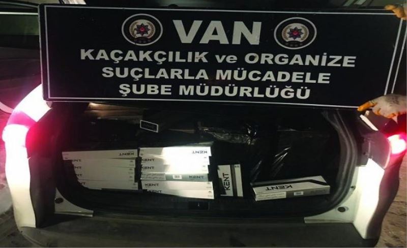 Van’da 26 bin 250 paket kaçak sigara ele geçirildi