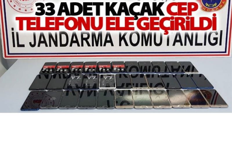 Van’da 33 adet kaçak cep telefonu ele geçirildi