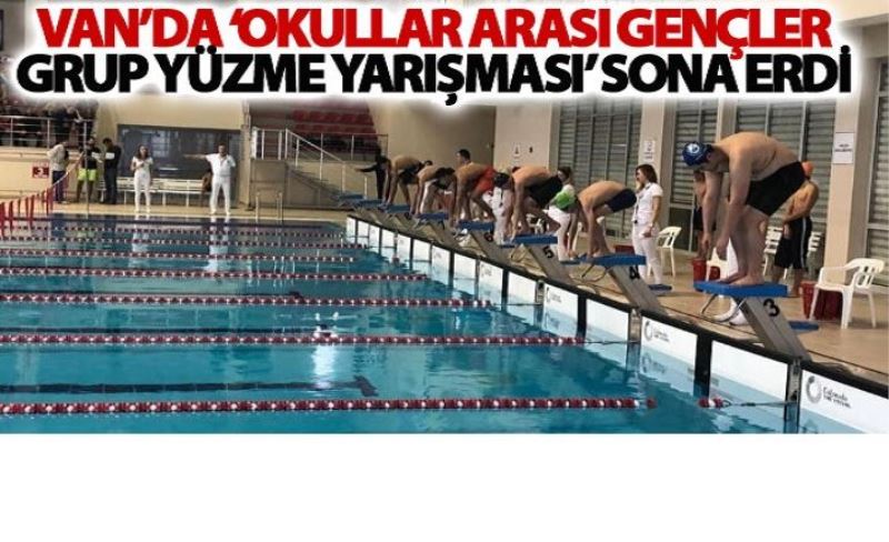 Vanlı yüzücüler olimpik havuzda kulaç attı