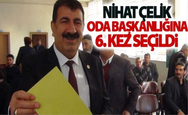 Nihat Çelik, Erciş Ziraat Odası Başkanlığına 6. kez seçildi