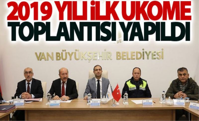 Yılın ilk UKOME toplantısı yapıldı