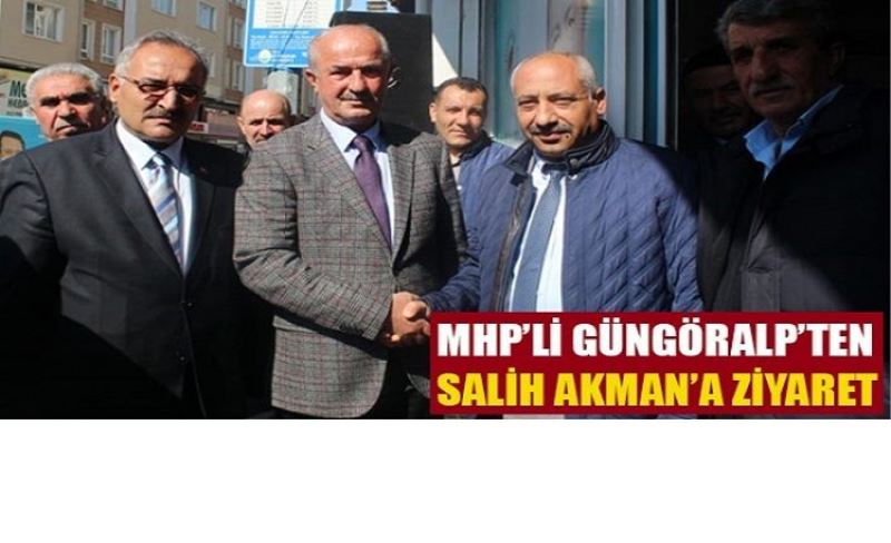 MHP’li Güngöralp’ten Tuşba Belediye Başkan Adayı Akman’a ziyaret