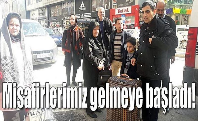 Misafirlerimiz gelmeye başladı!