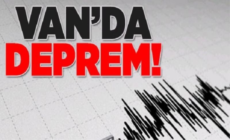 Van'da deprem