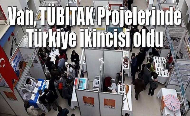 Van, TÜBİTAK Projelerinde Türkiye ikincisi oldu