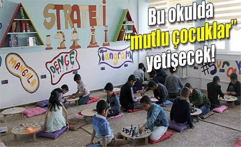 Bu okulda “mutlu çocuklar” yetişecek!