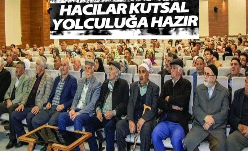 Hacı adayları kutsal yolculuğa hazır