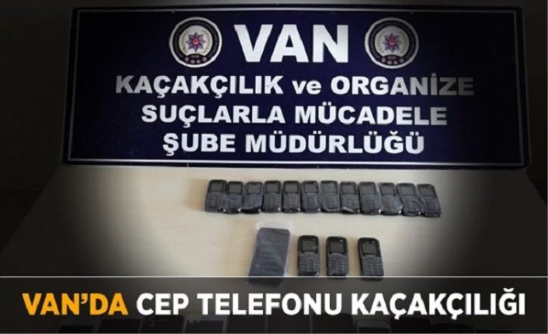İpekyolu'nda 51 adet kaçak telefon ele geçirildi
