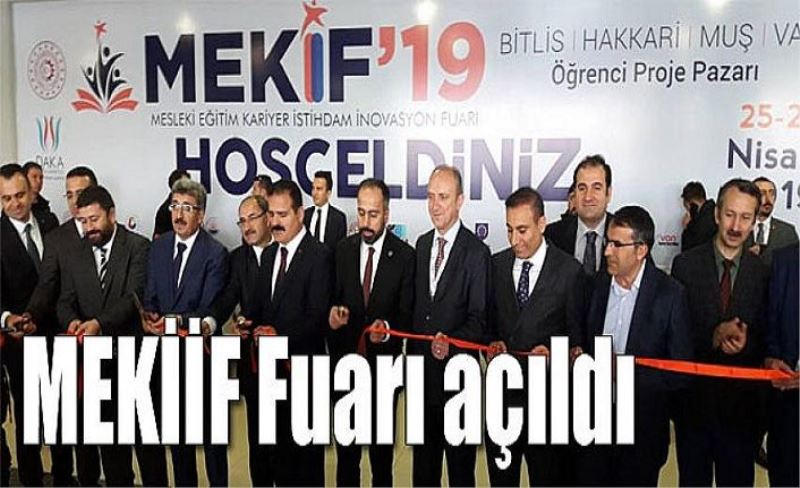 MEKİİF Fuarı açıldı