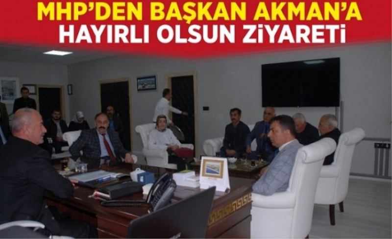 MHP'li Cancan'dan, Başkan Akman'a ziyaret...