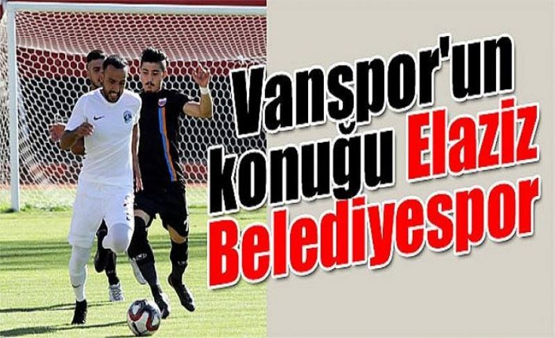 Vanspor'un konuğu Elaziz Belediyespor