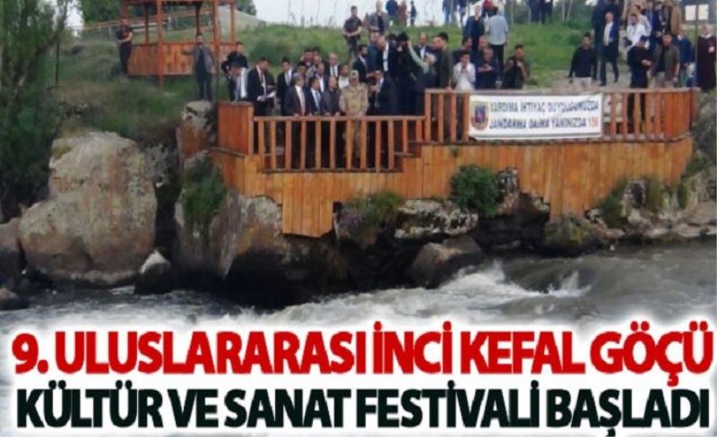 9. Uluslararası inci kefal göçü kültür ve sanat festivali başladı