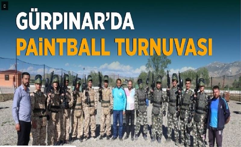 Gürpınar’daki paintball turnuvasına 16 takım katıldı