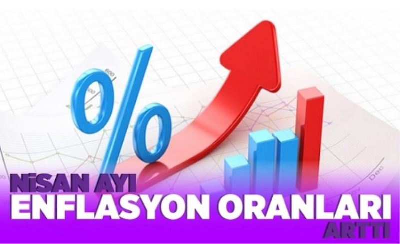 Nisan ayı enflasyon oranları arttı