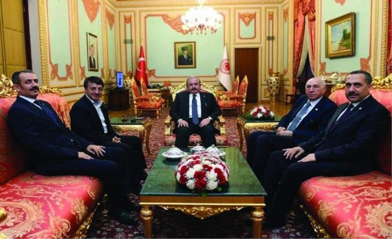 Türkmenoğu ve vekillerden, Başkan Şentop’a ziyaret…