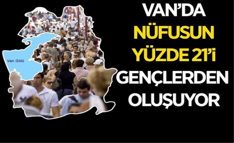 Van'da nüfusun yüzde 21'i gençlerden oluşuyor