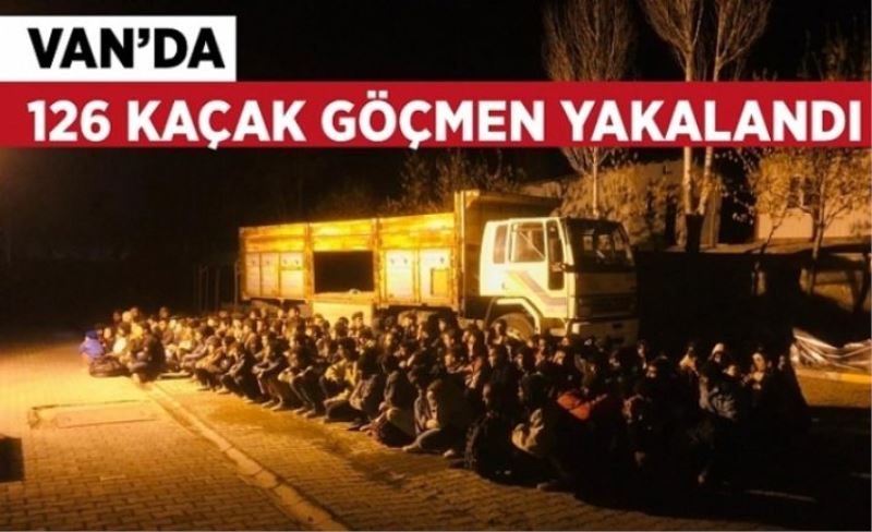 Van’da 126 kaçak göçmen yakalandı