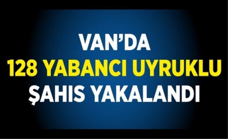 Van’ın ilçelerinde 128 kaçak göçmen yakalandı