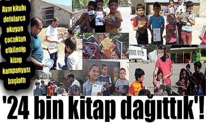 Aynı kitabı defalarca okuyan çocuktan etkilenip kitap kampanyası başlattı