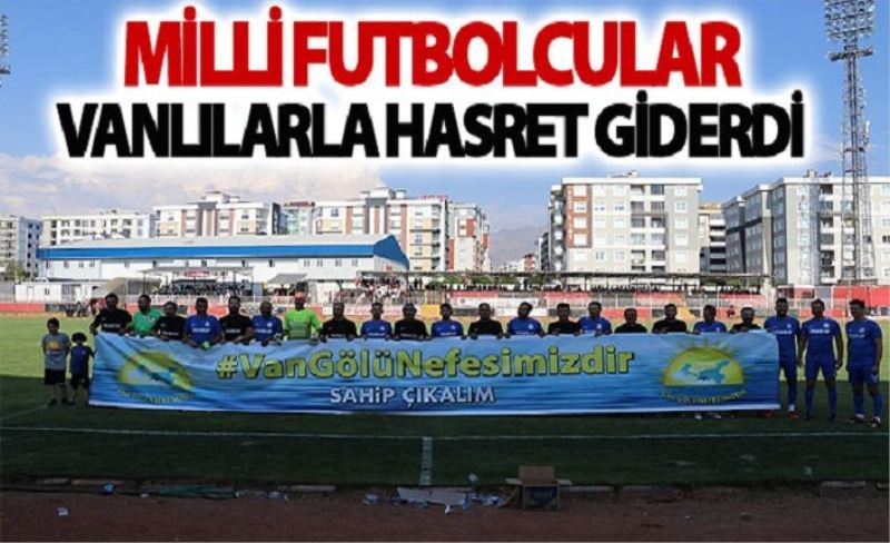 Milli Futbolcular Van'daki turnuvada ter döktü