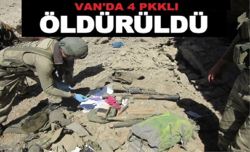Van'da 4 PKK'lı öldürüldü
