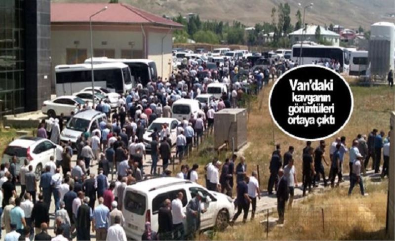 Van'daki kavganın görüntüleri ortaya çıktı