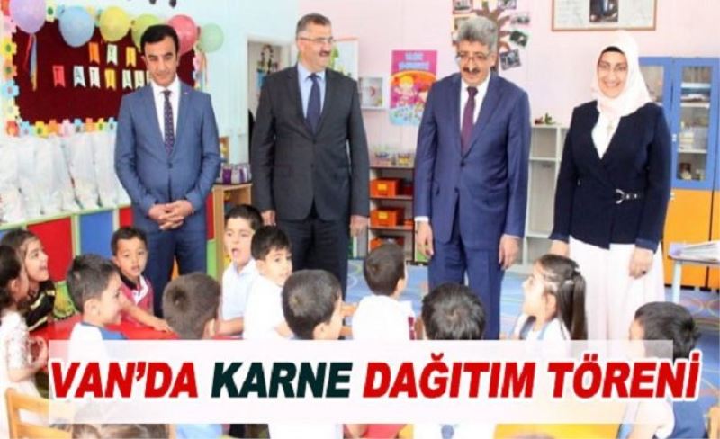 Van’da karne dağıtım töreni