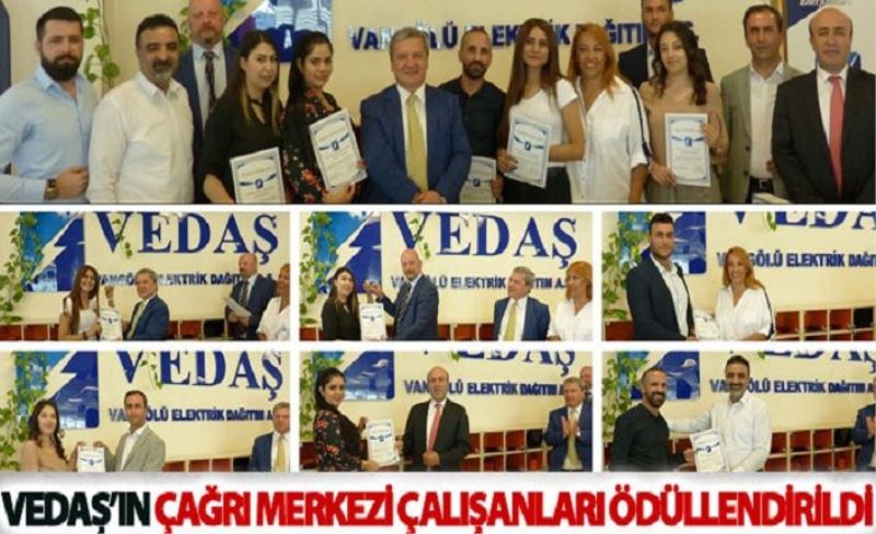 VEDAŞ’ın Çağrı Merkezi Çalışanları Ödüllendirildi