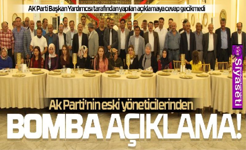 AK Parti'nin eski yöneticilerinden bomba açıklamalar