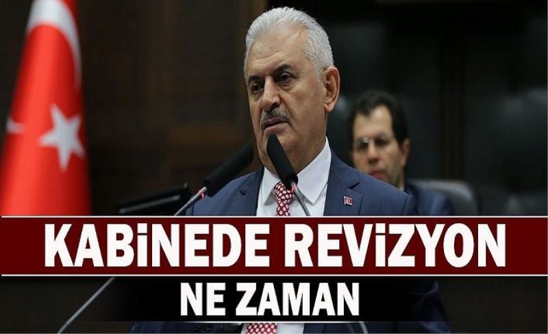 Binali Yıldırım kabinede beklenen olası revizyon hakkında konuştu