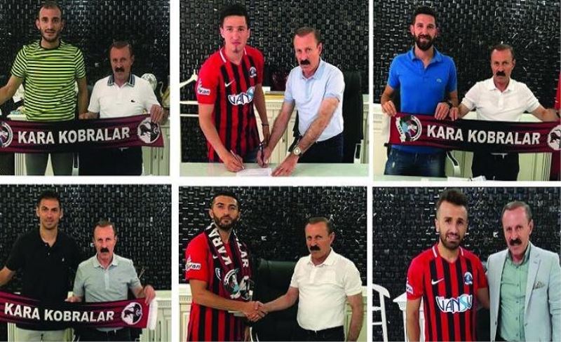 B.Vanspor’da 7 sporcu imza attı