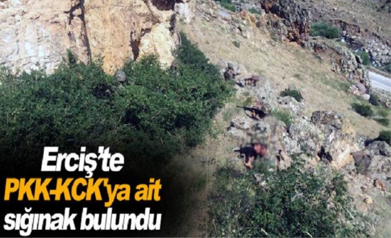 Erciş’te PKK-KCK'ya ait sığınak bulundu