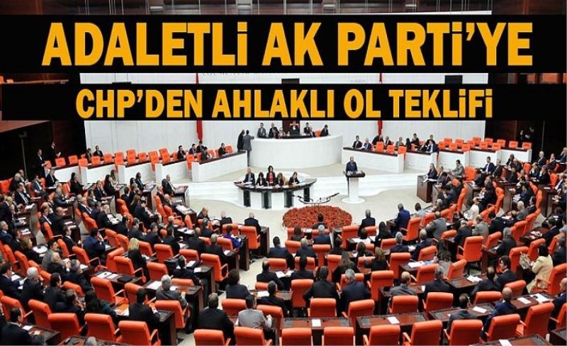 İltimasla adı çıkan AK Parti için CHP, "Siyasi Etik Kanunu" teklifini Meclise sundu