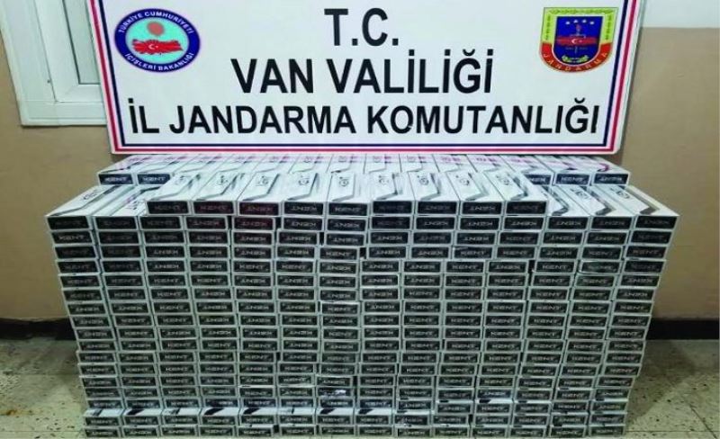 Jandarma’dan sınır hattında kaçak sigara operasyonu…